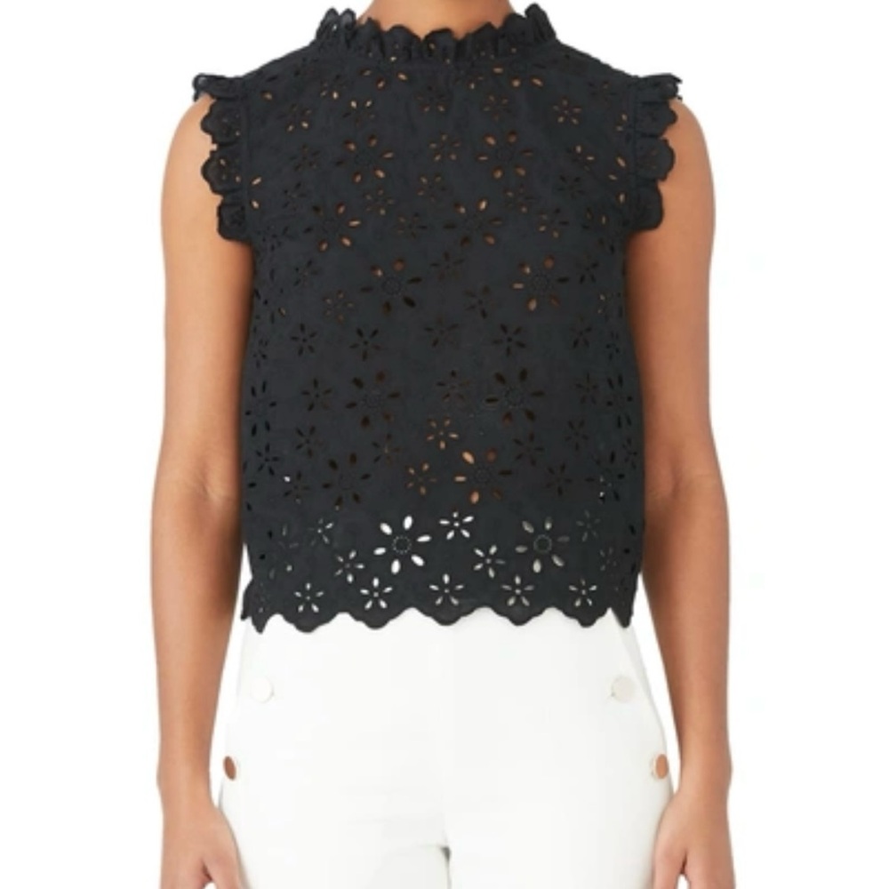 ♠️Kate Spade Daisy Eyelet Ruffle Top♠️